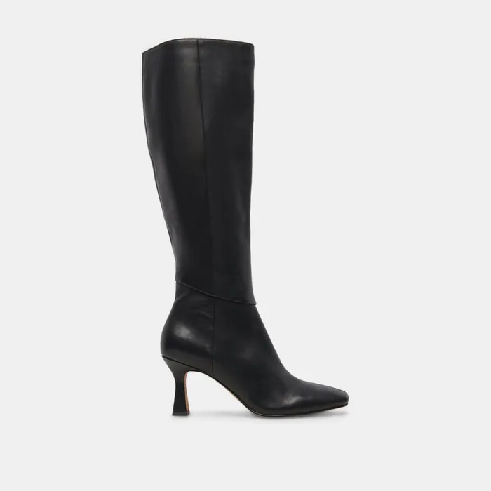 Gyra Boots Black Leather Women Dolce Vita Boots and Booties