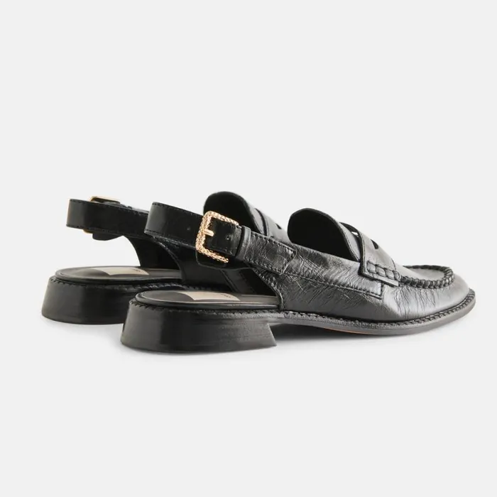 Hardi Loafers Midnight Crinkle Patent Women Dolce Vita Flats and Loafers