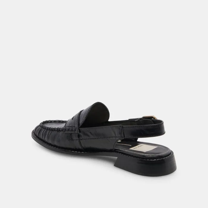 Hardi Loafers Midnight Crinkle Patent Women Dolce Vita Flats and Loafers