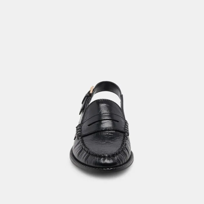 Hardi Loafers Midnight Crinkle Patent Women Dolce Vita Flats and Loafers