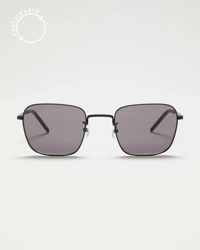 Harper Sunglasses 8211 Black Satin Women PAIGE Shop Sunglasses