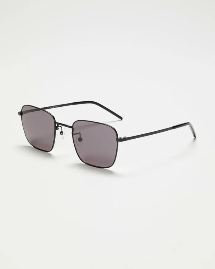 Harper Sunglasses 8211 Black Satin Women PAIGE Shop Sunglasses
