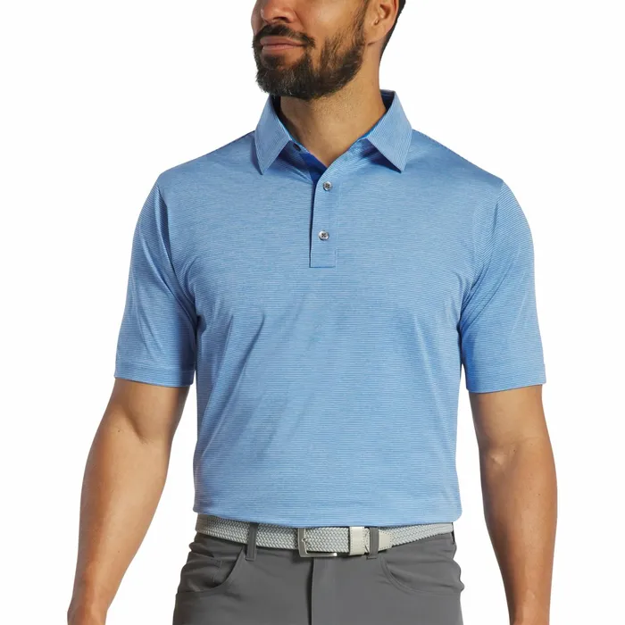Heather Stripe Lisle Men FootJoy Shirts