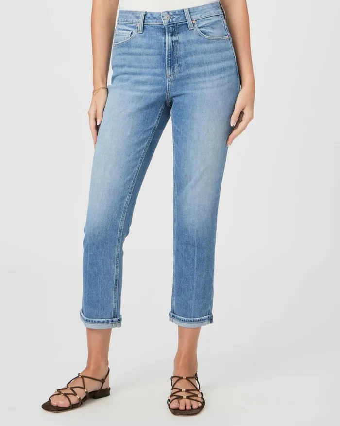 High Rise Brigitte Straight Jean 8211 Viva Women PAIGE Denim High Rise Brigitte Straight Jean 8211 Viva Women PAIGE Denim
