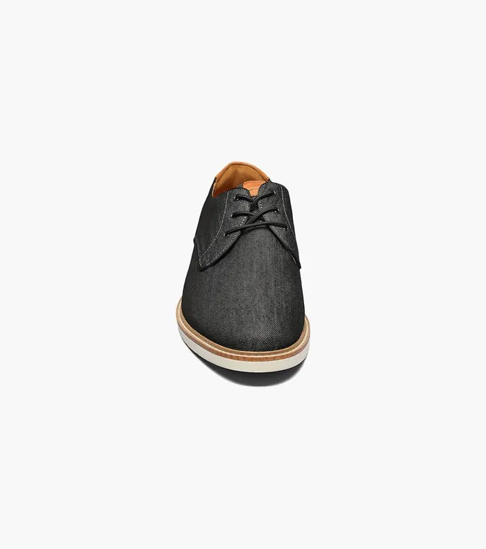 Highland Canvas Plain Toe Oxford Black Men Florsheim Casual Shoes
