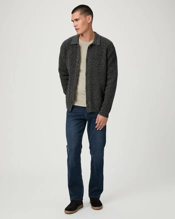 Hinton Cardigan 8211 Speckled Black Men PAIGE Sweaters and Sweatshirts Hinton Cardigan 8211 Speckled Black Men PAIGE Sweaters and Sweatshirts