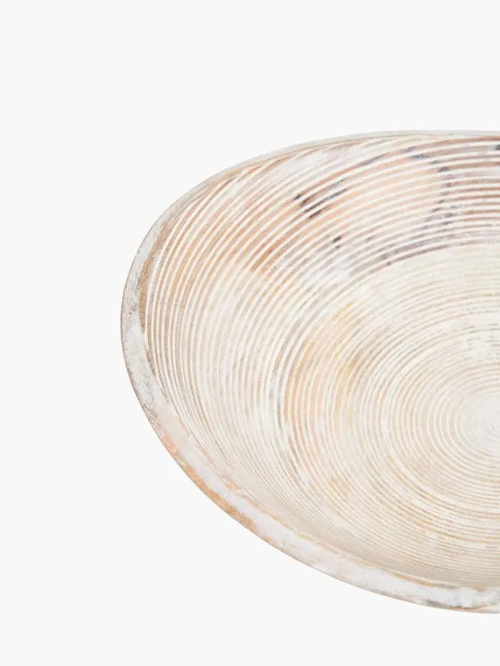 Home French Connection Home Accessories Radiance White Washbowl White Wash