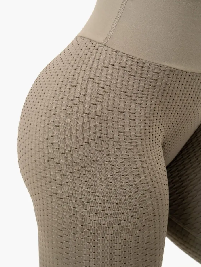 Honeycomb Scrunch Seamless Leggings 8211 Khaki Women Ryderwear Leggings