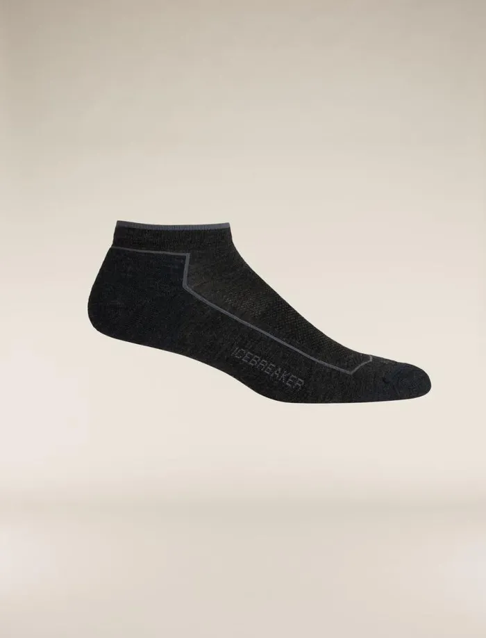 Icebreaker Hike CoolLite Merino Blend Low Cut Socks Jet Heather Men039s Socks