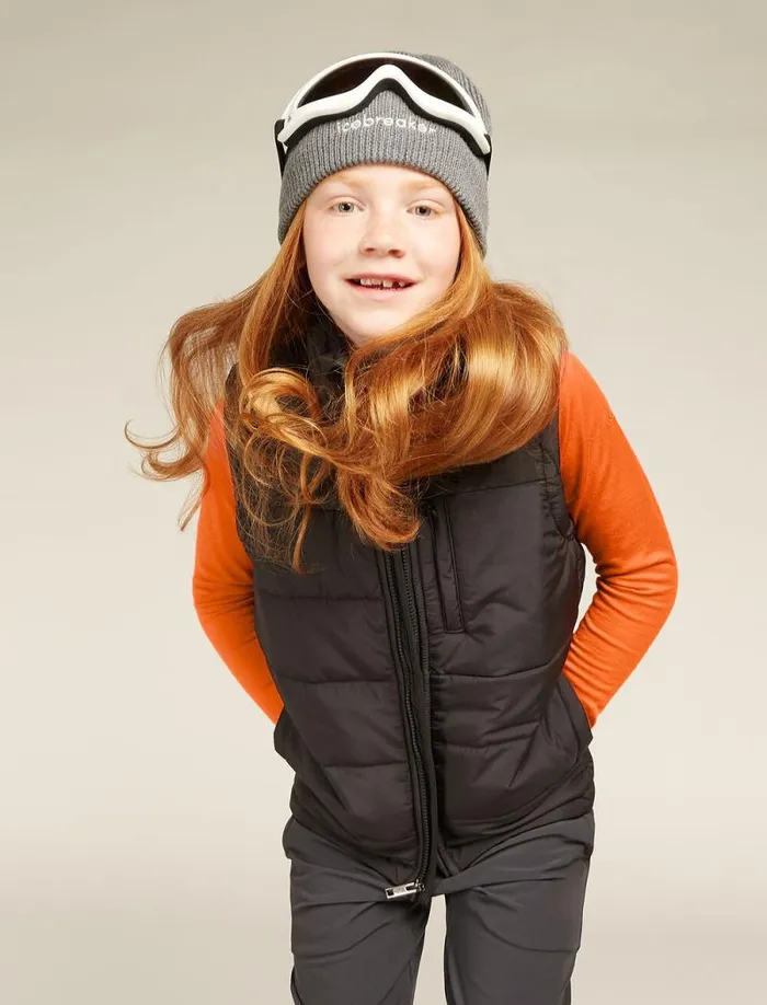 Icebreaker Kids039 Merino 200 Oasis Long Sleeve Crewe Thermal Top Blaze Kids039 Tops and Bottoms Icebreaker Kids039 Merino 200 Oasis Long Sleeve Crewe Thermal Top Blaze Kids039 Tops and Bottoms