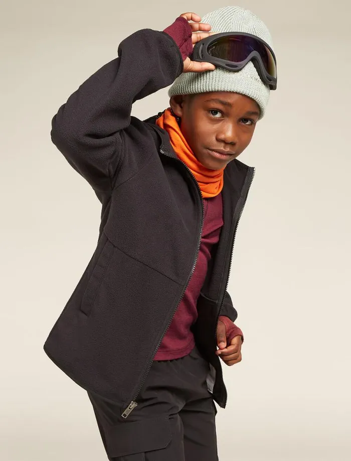 Icebreaker Kids039 Merino 260 Tech Long Sleeve Half Zip Thermal Top Port Kids039 Tops and Bottoms Icebreaker Kids039 Merino 260 Tech Long Sleeve Half Zip Thermal Top Port Kids039 Tops and Bottoms