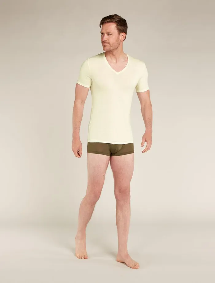 Icebreaker Merino 150 Anatomica Short Sleeve V Neck Top Undyed Men039s Underwear Icebreaker Merino 150 Anatomica Short Sleeve V Neck Top Undyed Men039s Underwear