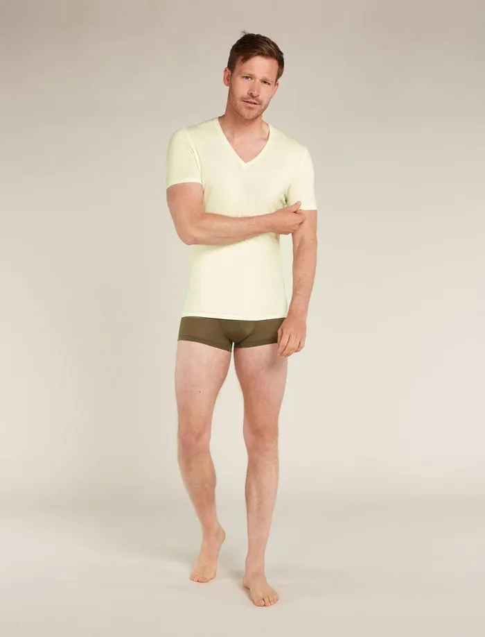 Icebreaker Merino 150 Anatomica Short Sleeve V Neck Top Undyed Men039s Underwear Icebreaker Merino 150 Anatomica Short Sleeve V Neck Top Undyed Men039s Underwear