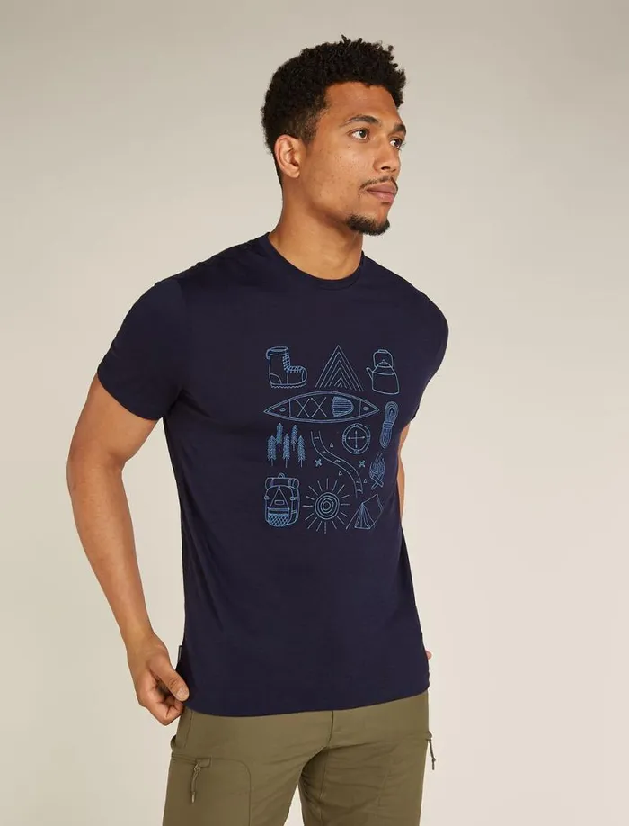 Icebreaker Merino 150 Tech Lite Short Sleeve TShirt Camp Essentials Midnight Navy Men039s Tshirts and Tanks Icebreaker Merino 150 Tech Lite Short Sleeve TShirt Camp Essentials Midnight Navy Men039s Tshirts and Tanks