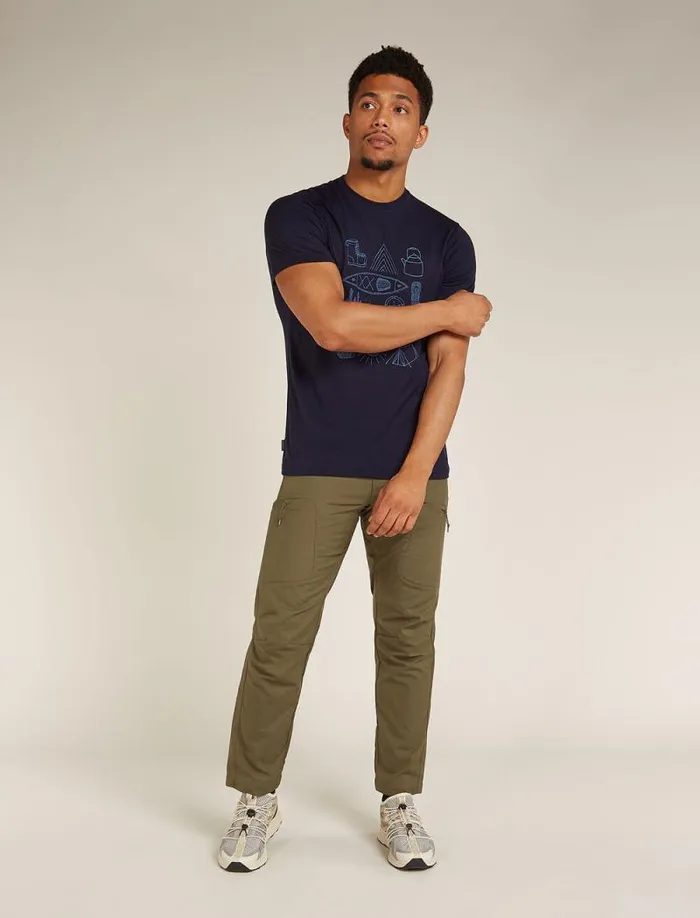 Icebreaker Merino 150 Tech Lite Short Sleeve TShirt Camp Essentials Midnight Navy Men039s Tshirts and Tanks Icebreaker Merino 150 Tech Lite Short Sleeve TShirt Camp Essentials Midnight Navy Men039s Tshirts and Tanks