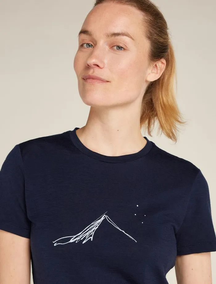 Icebreaker Merino 150 Tech Lite Short Sleeve TShirt Southern Constellation Midnight Navy Women039s Tshirts and Tanks Icebreaker Merino 150 Tech Lite Short Sleeve TShirt Southern Constellation Midnight Navy Women039s Tshirts and Tanks