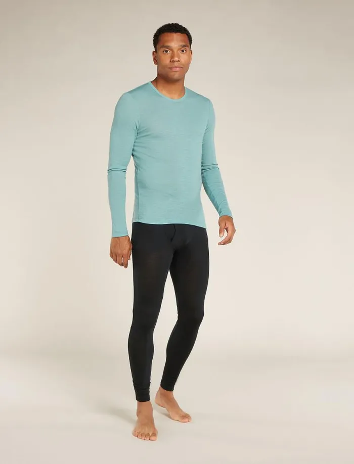 Icebreaker Merino 175 Everyday Thermal Leggings WFly Black Men039s Base Layers Icebreaker Merino 175 Everyday Thermal Leggings WFly Black Men039s Base Layers