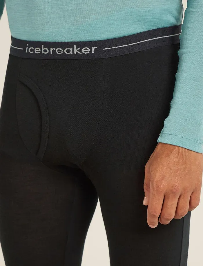 Icebreaker Merino 175 Everyday Thermal Leggings WFly Black Men039s Base Layers Icebreaker Merino 175 Everyday Thermal Leggings WFly Black Men039s Base Layers