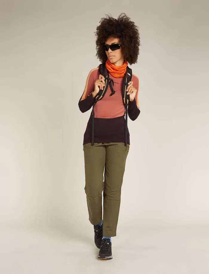Icebreaker Merino 200 Sonebula Long Sleeve Crewe Thermal Top Bittersweetcedar Women039s Base Layers Icebreaker Merino 200 Sonebula Long Sleeve Crewe Thermal Top Bittersweetcedar Women039s Base Layers