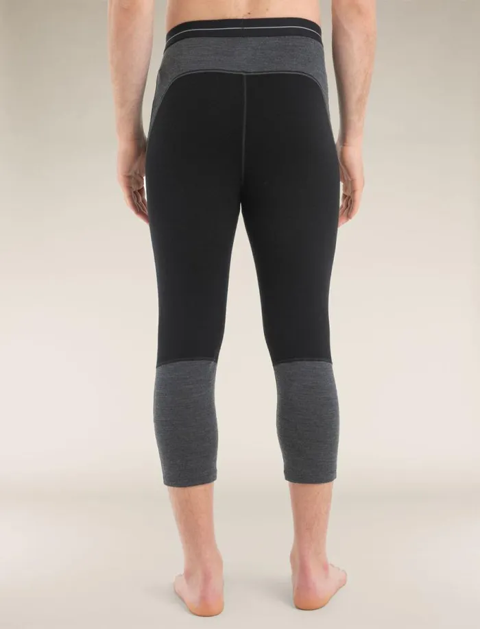 Icebreaker Merino 200 ZoneKnit 34 Thermal Leggings Blackjet Heather Men039s Base Layers Icebreaker Merino 200 ZoneKnit 34 Thermal Leggings Blackjet Heather Men039s Base Layers