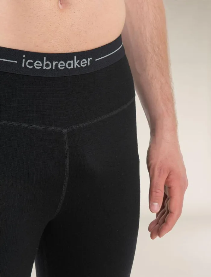 Icebreaker Merino 200 ZoneKnit 34 Thermal Leggings Blackjet Heather Men039s Base Layers Icebreaker Merino 200 ZoneKnit 34 Thermal Leggings Blackjet Heather Men039s Base Layers