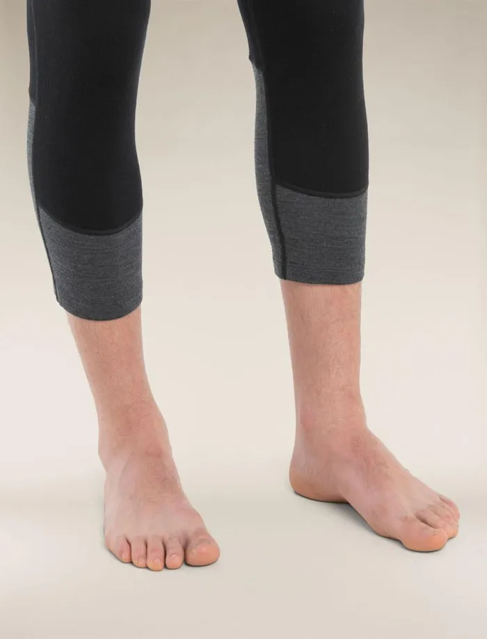 Icebreaker Merino 200 ZoneKnit 34 Thermal Leggings Blackjet Heather Men039s Base Layers Icebreaker Merino 200 ZoneKnit 34 Thermal Leggings Blackjet Heather Men039s Base Layers