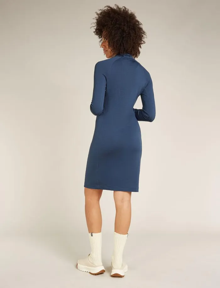 Icebreaker Merino 260 Granary Long Sleeve Half Zip Dress Dawn Women039s Dresses and Skirts Icebreaker Merino 260 Granary Long Sleeve Half Zip Dress Dawn Women039s Dresses and Skirts