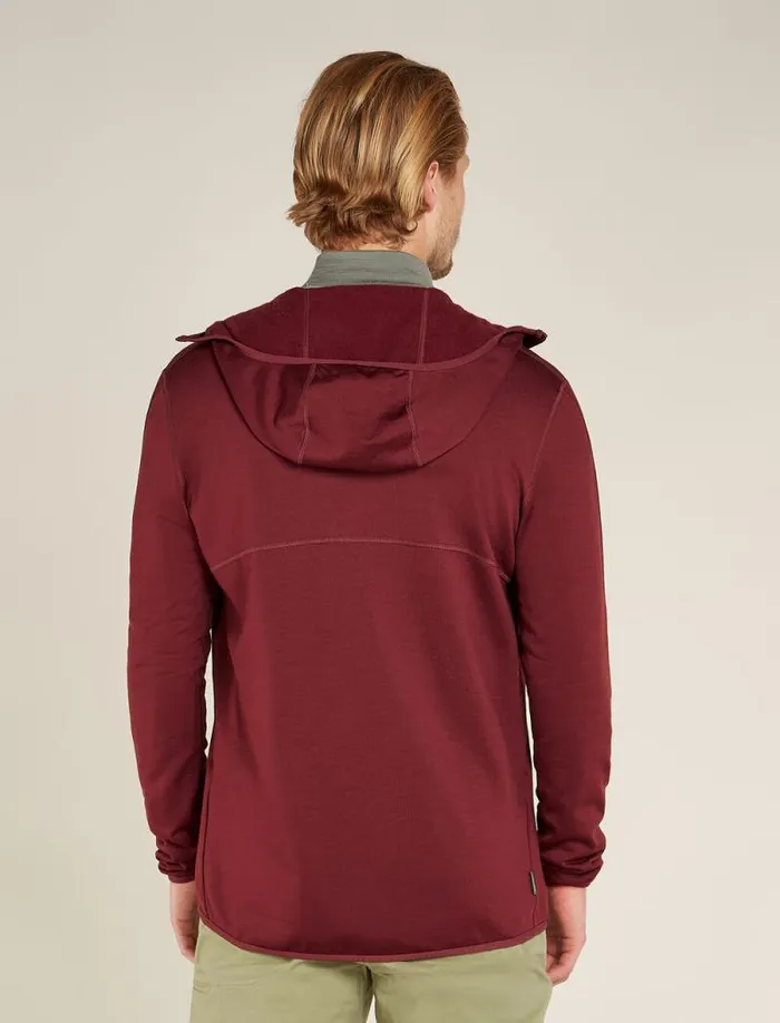 Icebreaker Merino 560 Realfleece Elemental Long Sleeve Zip Hoodie Port Men039s Sweaters and Hoodies Icebreaker Merino 560 Realfleece Elemental Long Sleeve Zip Hoodie Port Men039s Sweaters and Hoodies