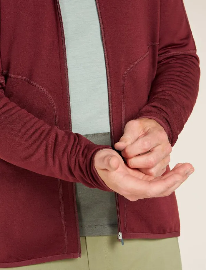 Icebreaker Merino 560 Realfleece Elemental Long Sleeve Zip Hoodie Port Men039s Sweaters and Hoodies Icebreaker Merino 560 Realfleece Elemental Long Sleeve Zip Hoodie Port Men039s Sweaters and Hoodies