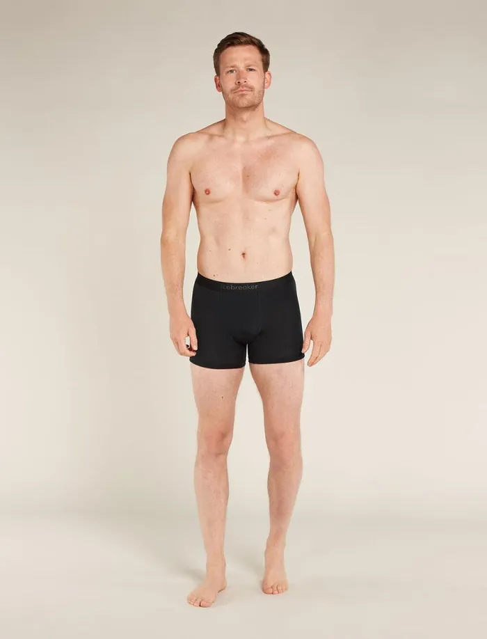 Icebreaker Merino Blend 125 CoolLite Anatomica Boxers Black Men039s Underwear Icebreaker Merino Blend 125 CoolLite Anatomica Boxers Black Men039s Underwear