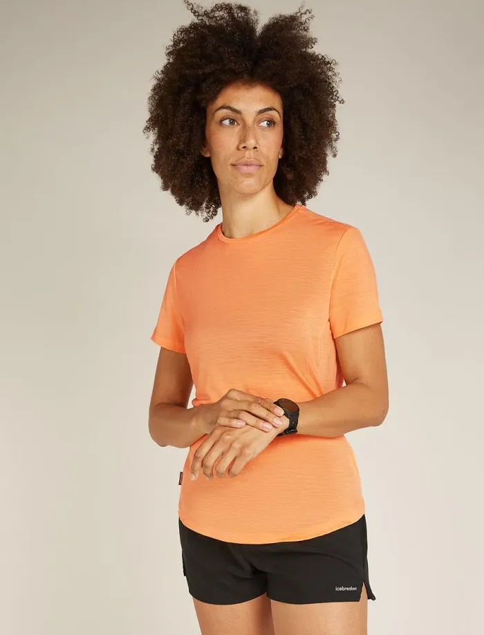 Icebreaker Merino Blend 125 CoolLite Sphere Short Sleeve TShirt Feldspar Women039s Tshirts and Tanks Icebreaker Merino Blend 125 CoolLite Sphere Short Sleeve TShirt Feldspar Women039s Tshirts and Tanks