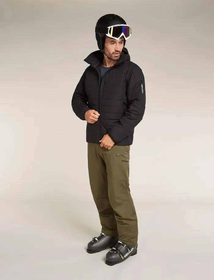 Icebreaker Merino Blend 260 ZoneKnit Seamless Long Sleeve Crewe Thermal Top Graphite Men039s Base Layers Icebreaker Merino Blend 260 ZoneKnit Seamless Long Sleeve Crewe Thermal Top Graphite Men039s Base Layers