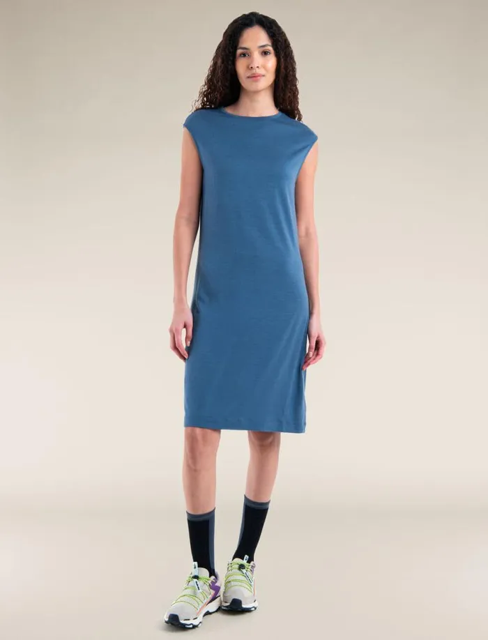 Icebreaker Merino Granary Sleeveless Dress Dawn Women039s Dresses and Skirts