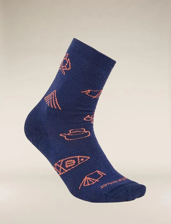 Icebreaker Merino Lifestyle Ultralight Crew Socks Camp Essential Royal Navytang Women039s Socks Icebreaker Merino Lifestyle Ultralight Crew Socks Camp Essential Royal Navytang Women039s Socks
