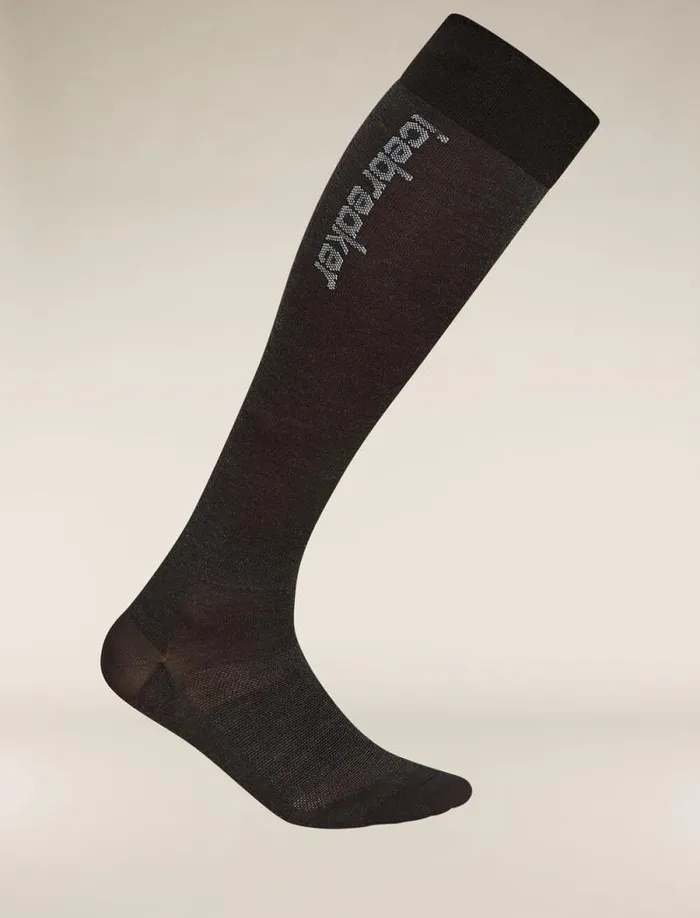 Icebreaker Merino Snow Liner Over The Calf Socks Blackether Women039s Socks