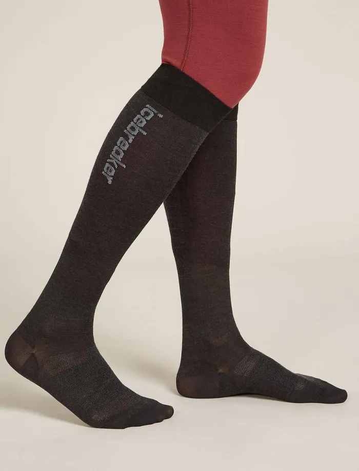 Icebreaker Merino Snow Liner Over The Calf Socks Blackether Women039s Socks Icebreaker Merino Snow Liner Over The Calf Socks Blackether Women039s Socks