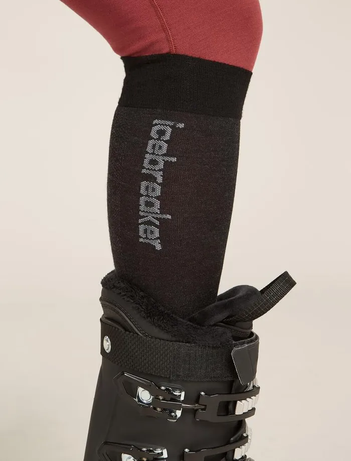 Icebreaker Merino Snow Liner Over The Calf Socks Blackether Women039s Socks Icebreaker Merino Snow Liner Over The Calf Socks Blackether Women039s Socks