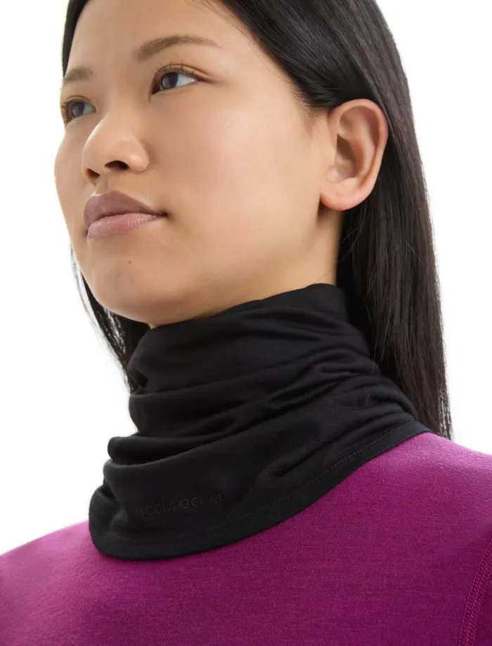 Icebreaker Unisex CoolLite Merino Blend Flexi Chute Black Men039sWomen039s Hats and Neckwear Icebreaker Unisex CoolLite Merino Blend Flexi Chute Black Men039sWomen039s Hats and Neckwear