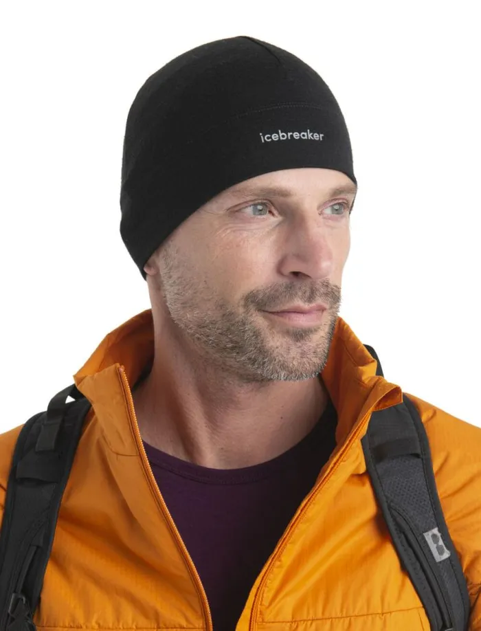 Icebreaker Unisex Merino 200 Oasis Beanie Black Men039sWomen039s Hats and Neckwear Icebreaker Unisex Merino 200 Oasis Beanie Black Men039sWomen039s Hats and Neckwear