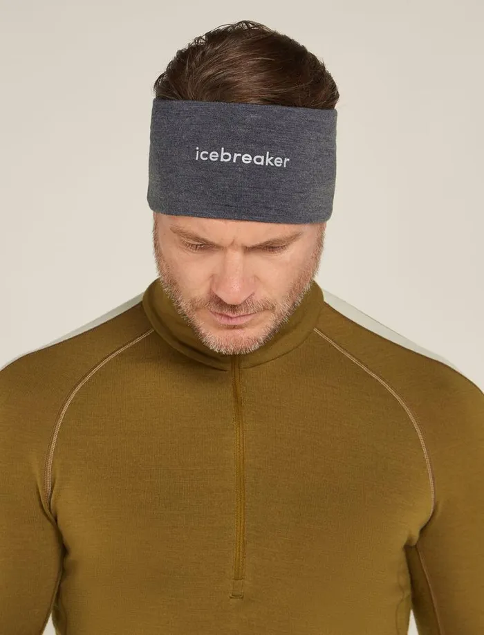 Icebreaker Unisex Merino 200 Oasis Headband Jet Heather Men039sWomen039s Hats and Neckwear Icebreaker Unisex Merino 200 Oasis Headband Jet Heather Men039sWomen039s Hats and Neckwear