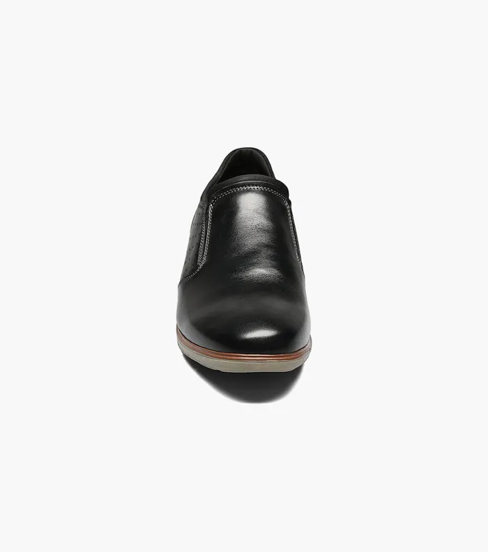 Ignight Plain Toe Slip On Black Men Florsheim Casual Shoes
