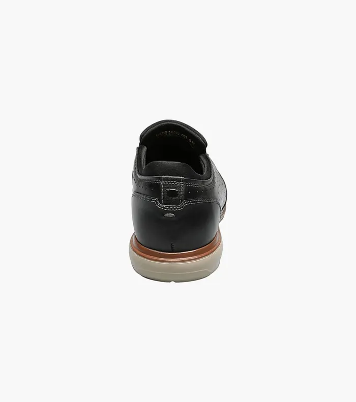 Ignight Plain Toe Slip On Black Men Florsheim Casual Shoes