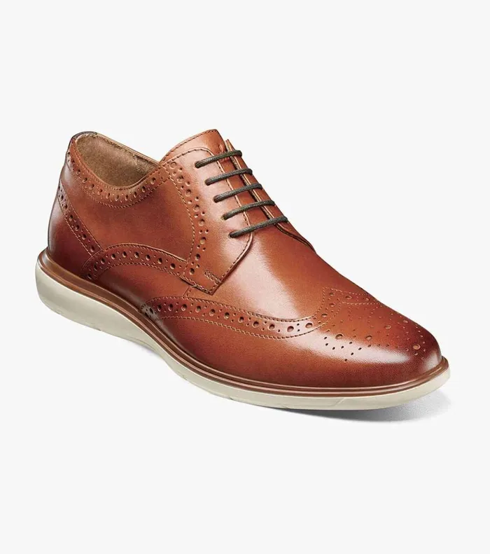 Ignight Wingtip Oxford Saddle Tan Men Florsheim Casual Shoes