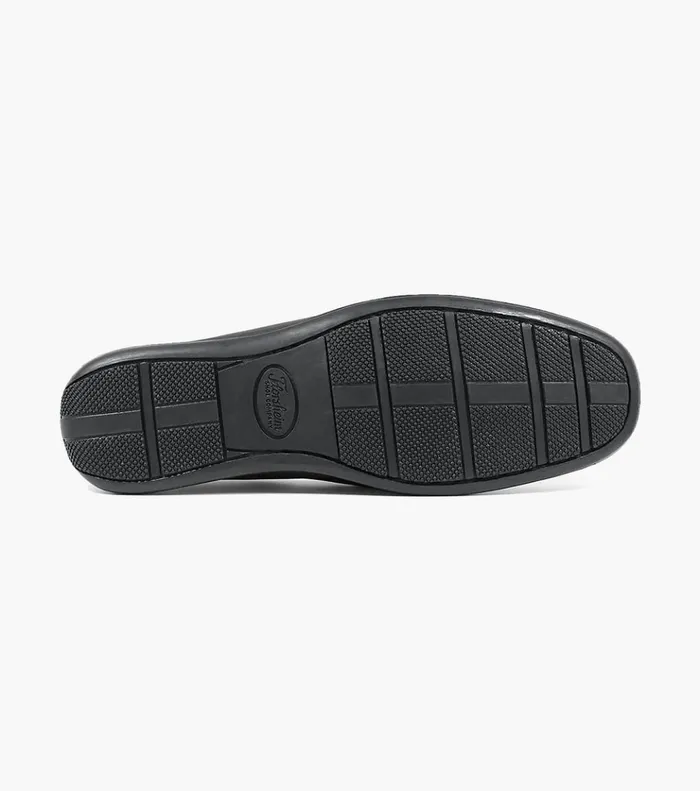 Intrepid Moc Toe Venetian Driver Black Men Florsheim Casual Shoes