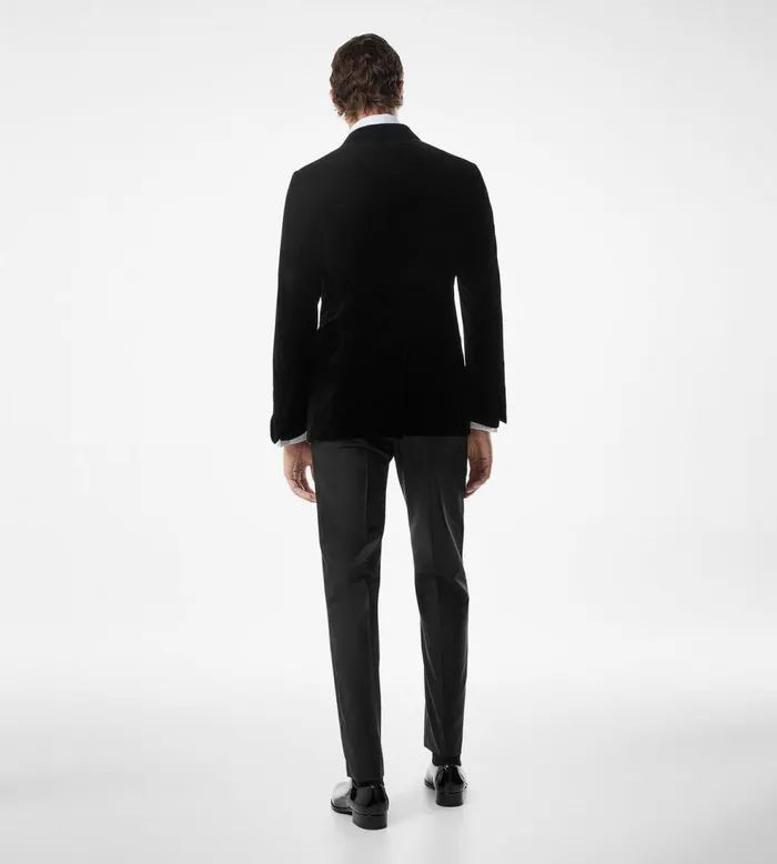 Jackets Men TOM FORD LIGHT VELVET SHELTON COCKTAIL JACKET Black Jackets Men TOM FORD LIGHT VELVET SHELTON COCKTAIL JACKET Black