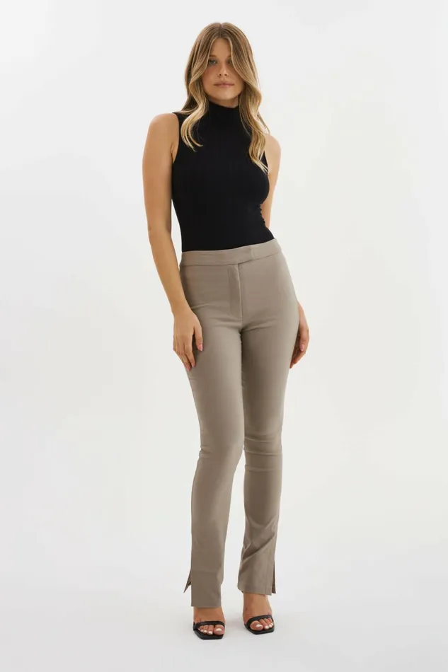 Jadyn Stretch Twill Pant Wood Bridge Women Lamarque PANTS
