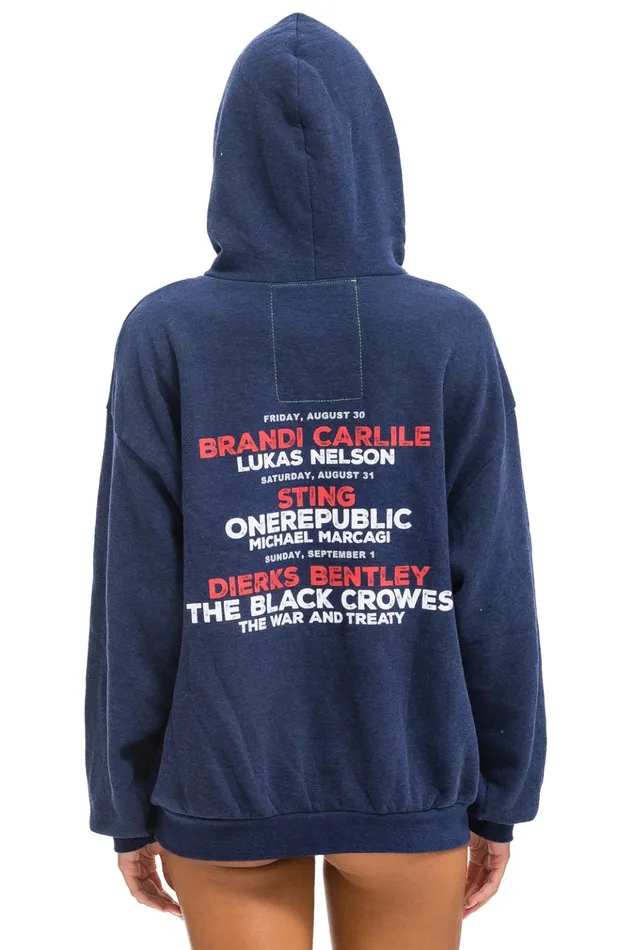 JAZZ ASPEN SNOWMASS 2024 PULLOVER HOODIE RELAXED 8211 NAVY Women Aviator Nation Hoodies