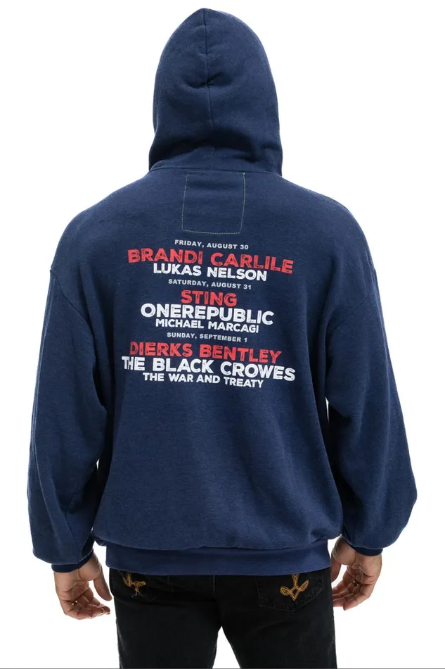 JAZZ ASPEN SNOWMASS 2024 PULLOVER HOODIE RELAXED 8211 NAVY Women Aviator Nation Hoodies