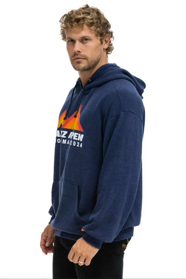 JAZZ ASPEN SNOWMASS 2024 PULLOVER HOODIE RELAXED 8211 NAVY Women Aviator Nation Hoodies