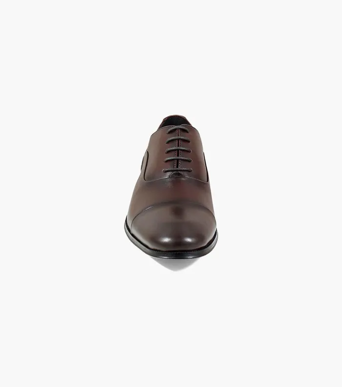 Jetson Cap Toe Oxford Brown Men Florsheim Dress Shoes